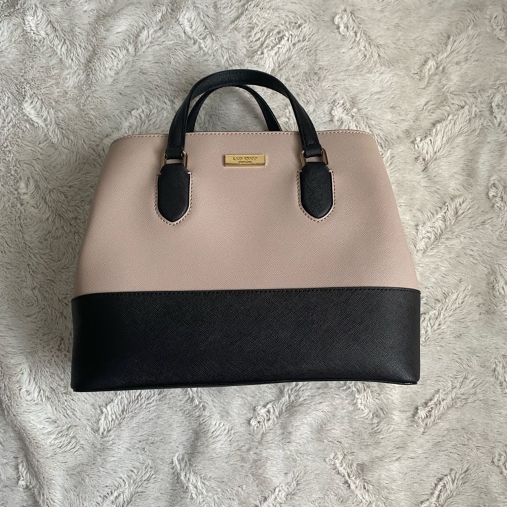 Kate Spade Black and Cream Satchel
